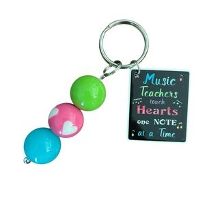 Music Teacher Keychain